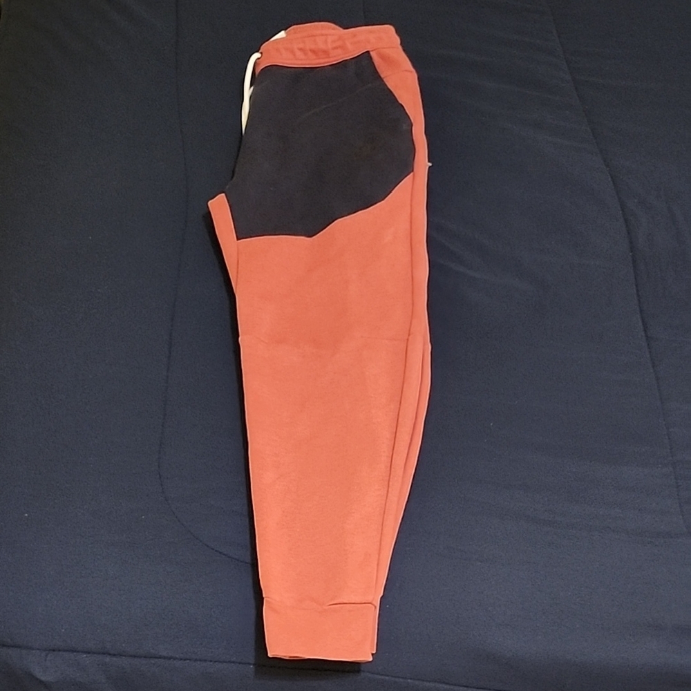 Nike Black and Orange Joggers